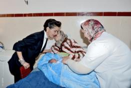 Image du Maroc Professionnelle de  Son Altesse Royale la Princesse Lalla Meryem, préside l'opération de vaccination des enfants et la cérémonie de présentation du bilan de 30 années d’action au service du droit de l’enfant à la vaccination à Marrakech, 31 Janvier 2018. (Photo/ SPPR) via Jalilbounhar.com 